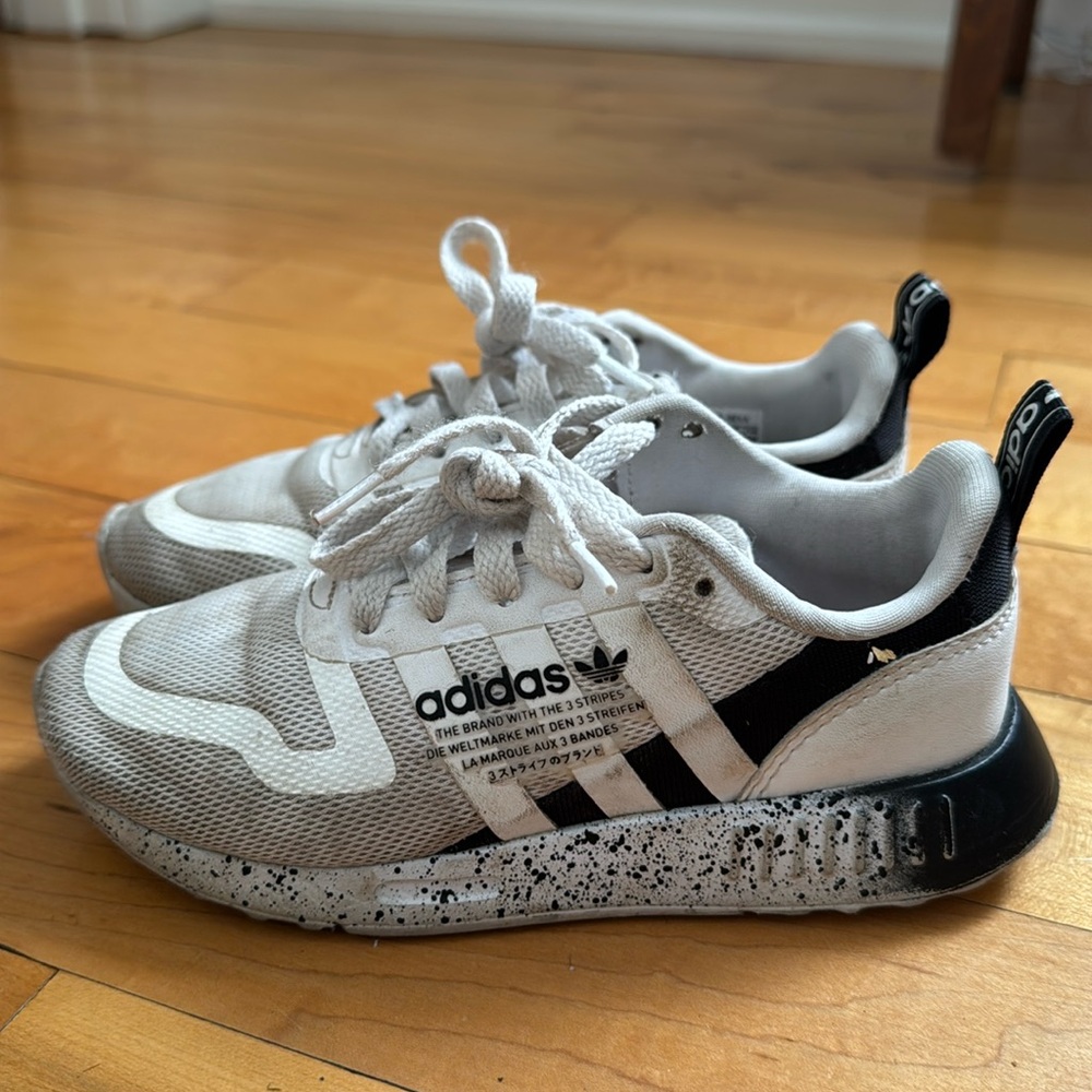 Adidas running sneakers size 12 little kid